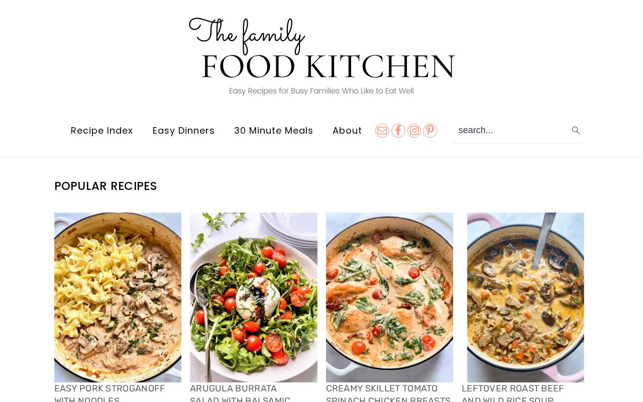 The Family Food Kitchen Screenshot