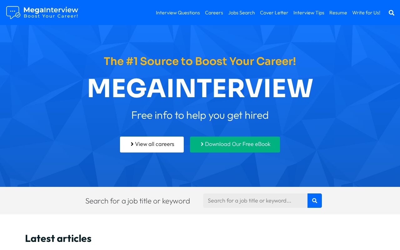 Megainterview.com Screenshot