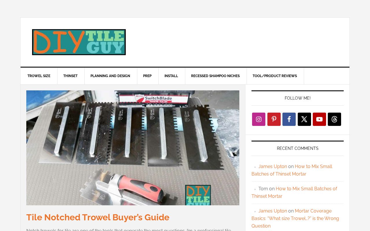 www.diytileguy.com Screenshot